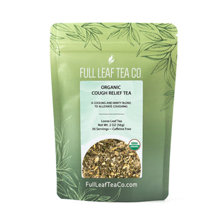 Organic Cough Relief Tea Retail Bags - Case of 6