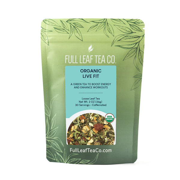 Organic Live Fit Tea Retail Bags - Case of 6