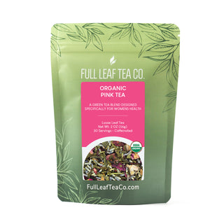 Organic Pink Tea Retail Bags - Case of 6
