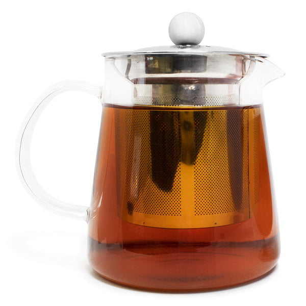 Full Leaf Glass Infuser Teapot - Case of 4
